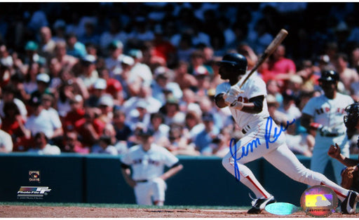 Jim Rice Watching Flight Of His Ball 6x10 Photo