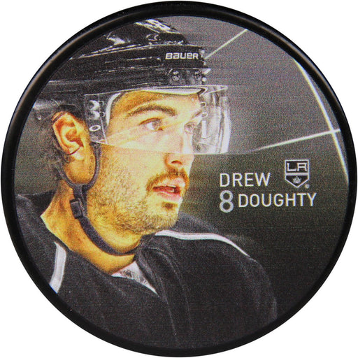 Drew Doughty Kings Sherwood Photo puck in blister