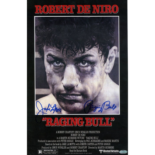 Jake LaMotta Signed 11x17 Movie Poster w Raging Bull insc