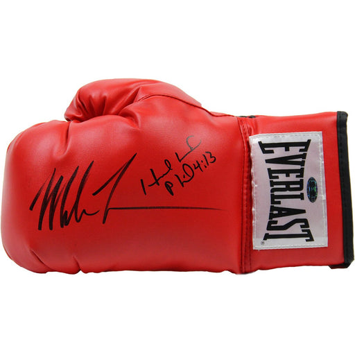 Mike Tyson & Evander Holyfield Dual Signed Single Boxing Glove