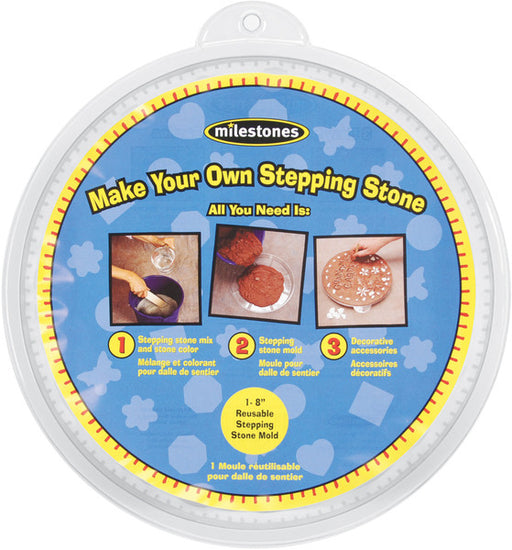 Milestones' Stepping Stone Round Mold - 8"