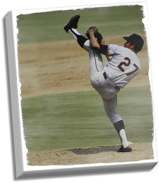 Juan Marichal Giants Pitching Vertical 22x26 Canvas Getty nbr81478487