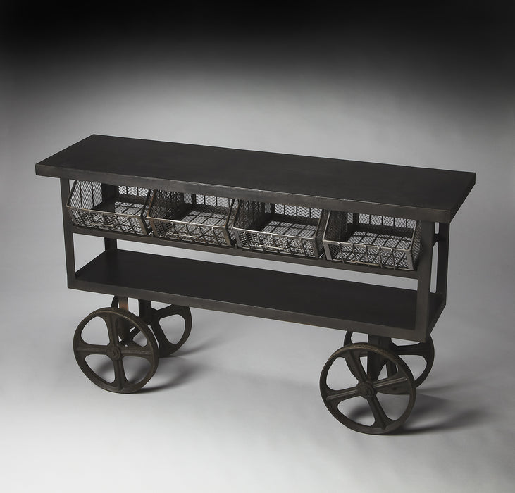 BUTLER 3116025 TROLLEY BUFFET - Industrial Chic