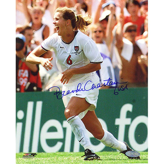 Brandi Chastain Running Back to Team After GWG 8x10 Photo