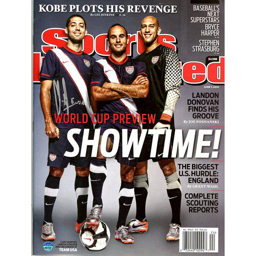 Clint Dempsey signed 672010 Showtime Sports Illustrated Magazine