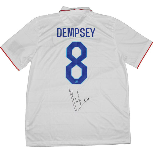 Clint Dempsey Signed Replica White Team USA jersey