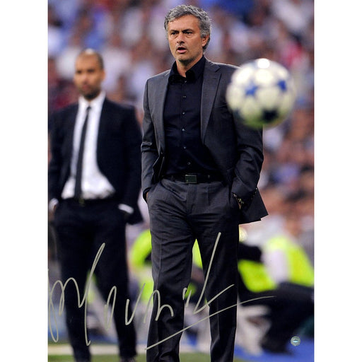 Jose Mourinho Signed Posing Chelsea 12x16 Photo: Stamford Bridge Hero (Icons Auth & Third Party Holo)