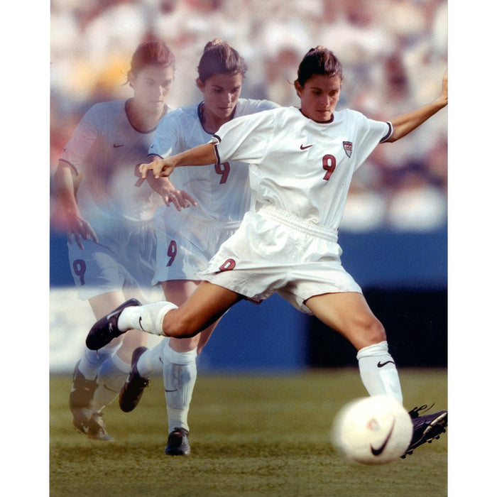 Mia Hamm Triple Exposure 16X20