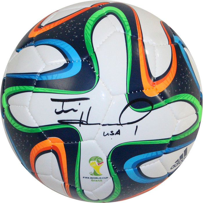 Tim Howard Signed FIFA World Cup Soccer ball (JSA)