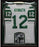 1969 New York Jets Elite Framed Team Signed White Joe Namath Mitchell & Ness Jersey (24 Signatures)