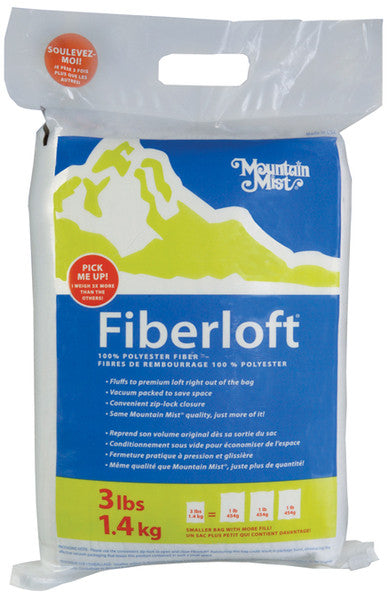 Fiberloft Polyester Stuffing-3 Pounds FOB:MI