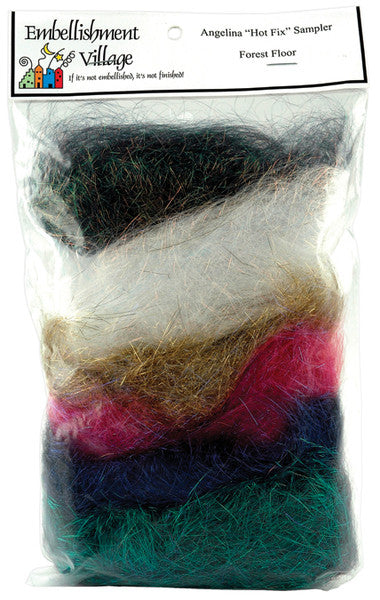 Angelina Crimped Cut Fibers .1 Ounce 6/Pkg-Forest