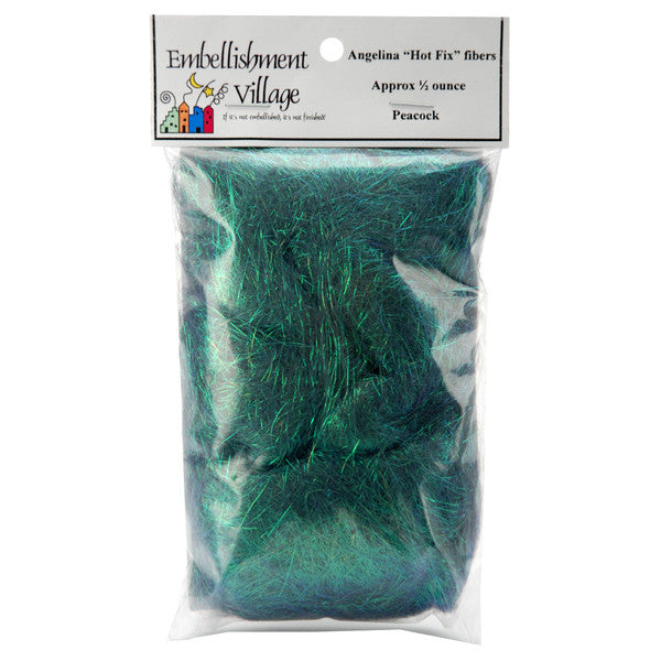 Angelina Straight Cut Fibers 1/2 Ounce-Peacock