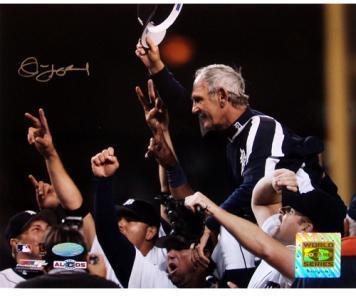 Jim Leyland 2006 ALDS Celebration Carry Off Horizontal 8x10