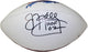 Jim Kelly Signed Buffalo Bills White Panel Football w/ "HOF " Insc.