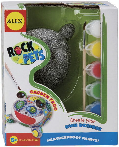 Rock Pets Paint Kit - Garden Frog