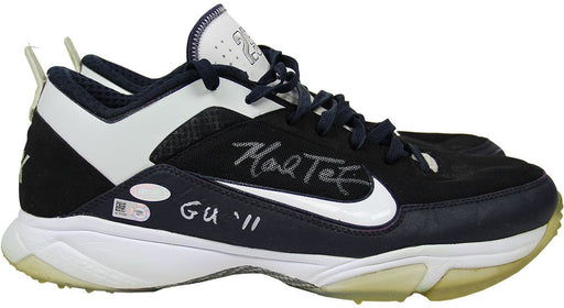 Mark Teixeira Signed Game Used Black/White Turf Shoe Pair w/ "GU '11" insc Size: 13.5