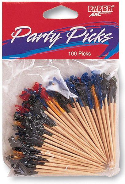 Party Pick 100 Piece Set - 2.5"