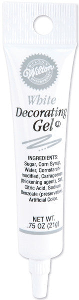 White Decorating Gel - 0 .75 oz.