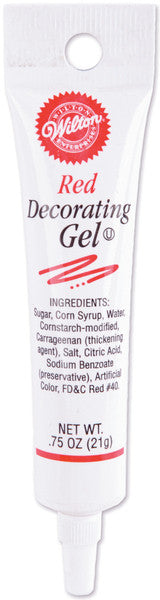 Red Decorating Gel - 0 .75 oz.