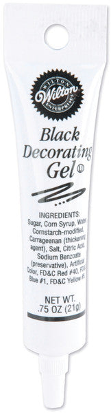 Black Decorating Gel - 0 .75 oz.