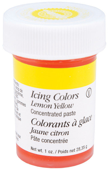 Icing Colors 1 oz. - Lemon Yellow