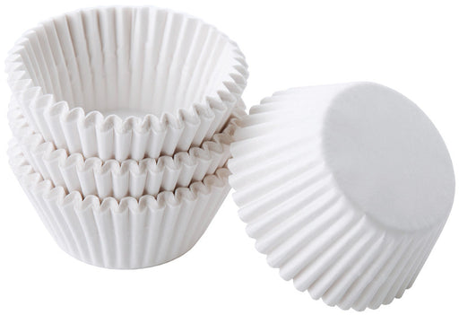 Mini Baking Cups White - 100 Ct