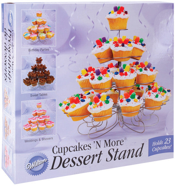 Cupcakes 'N More Dessert Stand - 12" x 13"