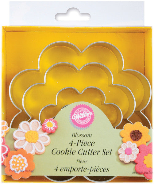 Blossom Nesting Metal Cookie Cutters - 4 Ct