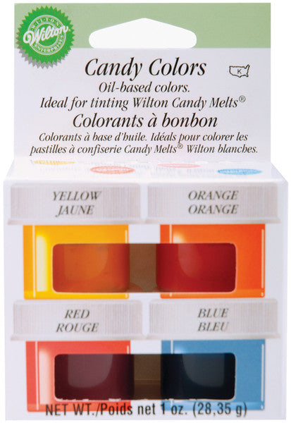 Candy Colors 0.25 oz. - Yellow/Orange/Red/Blue