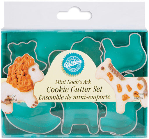 Noah's Ark Mini Metal Cookie Cutters - 6 Ct