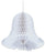 White Honeycomb Bells 2 Piece Set - 11"