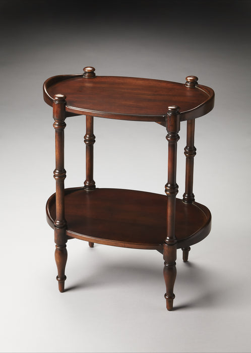 BUTLER 3402024 OVAL SIDE TABLE - Plantation Cherry