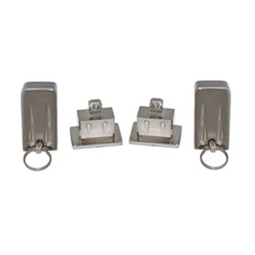 All Sales Hood Latch Pair - Chrome