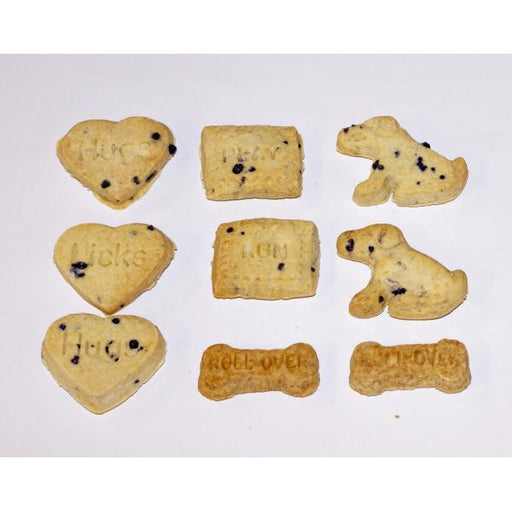 Dog Biscuit Shapes - Blueberry Flavor