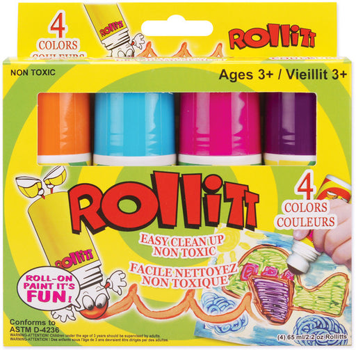 Rollitt Paint 4 Piece Set - Bright