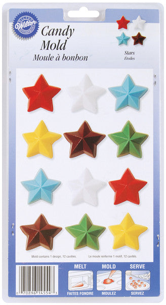 12 Cavity Candy Mold - Stars