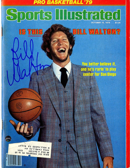 Bill Walton Signed 10/15/79 Sports Illustrated Magazine