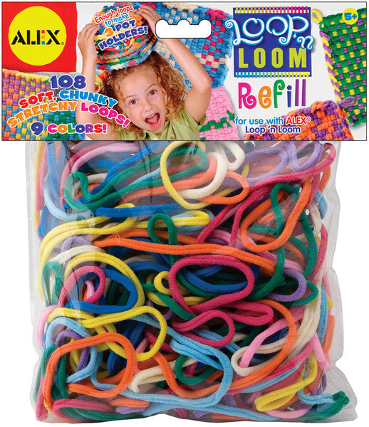 Loop 'n Loom Refill 108 Piece Set - Multi Colors