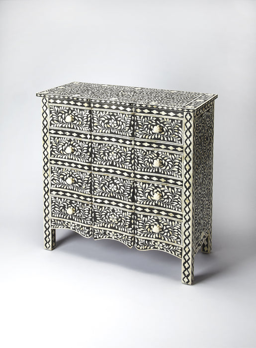 BUTLER 3563318 DRAWER CHEST - Bone Inlay