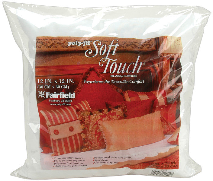 Soft Touch Down-like Pillowform 12"X12"-FOB: MI