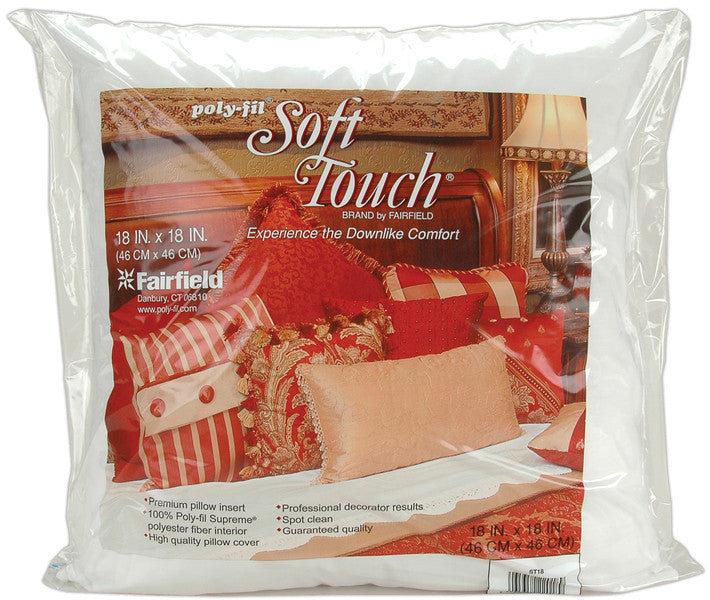 Soft Touch Down-like Pillowform 18"X18"-FOB: MI