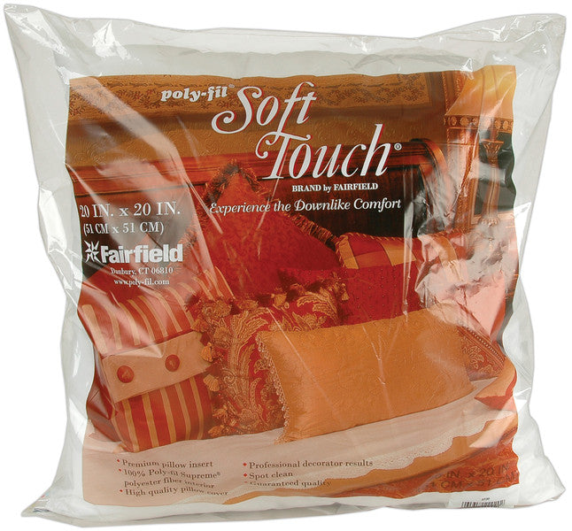 Soft Touch Down-like Pillowform 20"X20"-FOB: MI