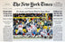 Lawrence Tynes New York Times Cover 1-21-08 11x17 Photo