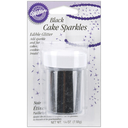 Cake Sparkles Black - 0.25 oz.