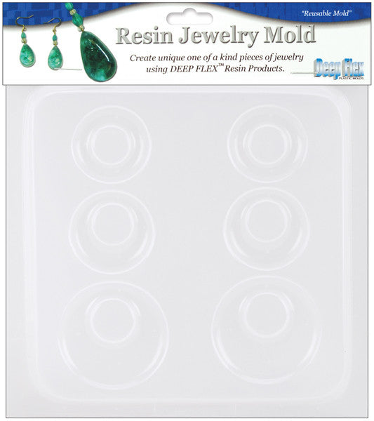 Reusable Plastic Earring Mold - 6.5" x 7"