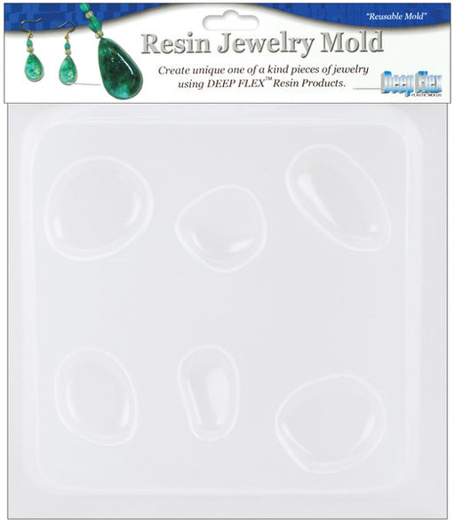 Resin Jewelry Reusable Plastic Mold - 6.5" x 7"