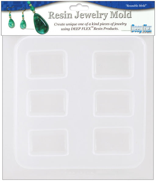 Reusable Plastic Rectangle Mold - 6.5" x 7"