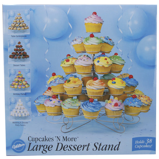 Cupcakes 'N More Large Dessert Stand - 15" x 18"