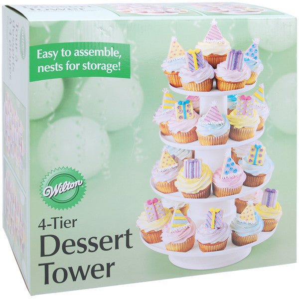 4 Tier Dessert Tower - 16.25" x 12"